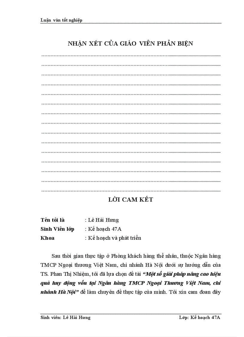 image for page Một số giải pháp nâng cao hiệu quả huy động vốn tại Ngân hàng TMCP Ngoại Thương Việt Nam chi nhánh Hà Nội