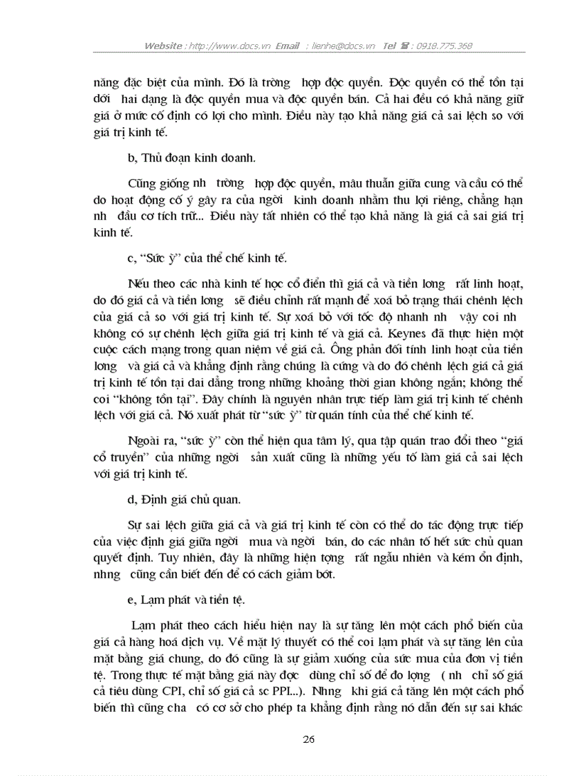 image for page Quy luật giá trị của Mac và vai trò của nó trong nền kinh tế thị trường ở nước ta