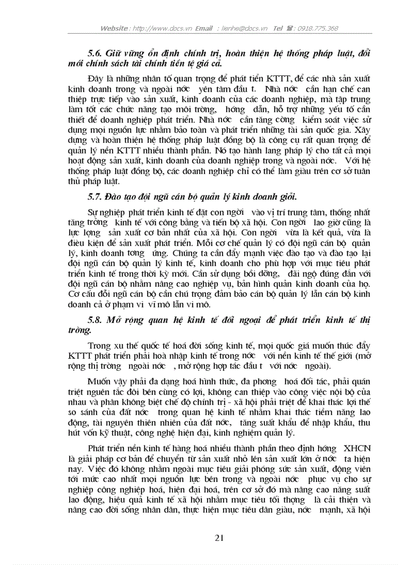 image for page Nền kinh tế hàng hoá nhiều thành phần theo định hướng XHCN ở nước ta Thực trạng và một số giải pháp cơ bản