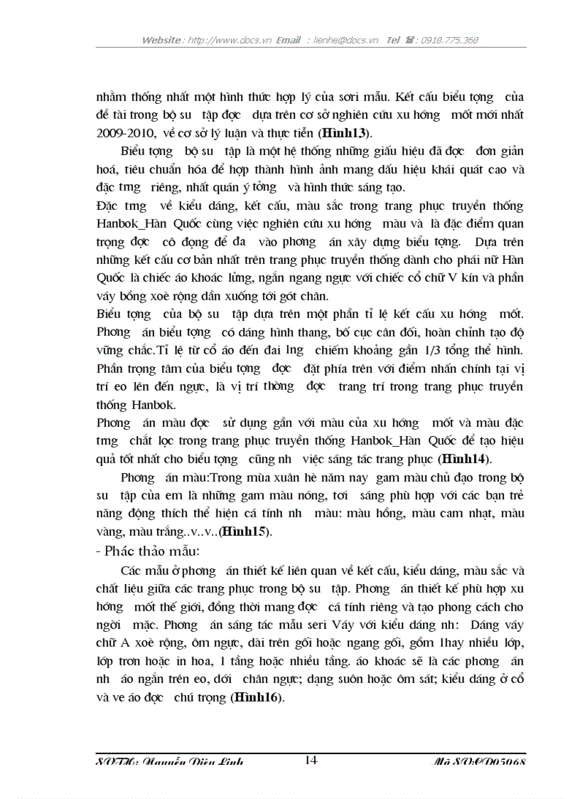 image for page Sáng tác trang phục dạo phố xuân hè cho nữ thanh niên dựa trên nghiên cứu trang phục truyền thống Hanbok Hàn Quốc