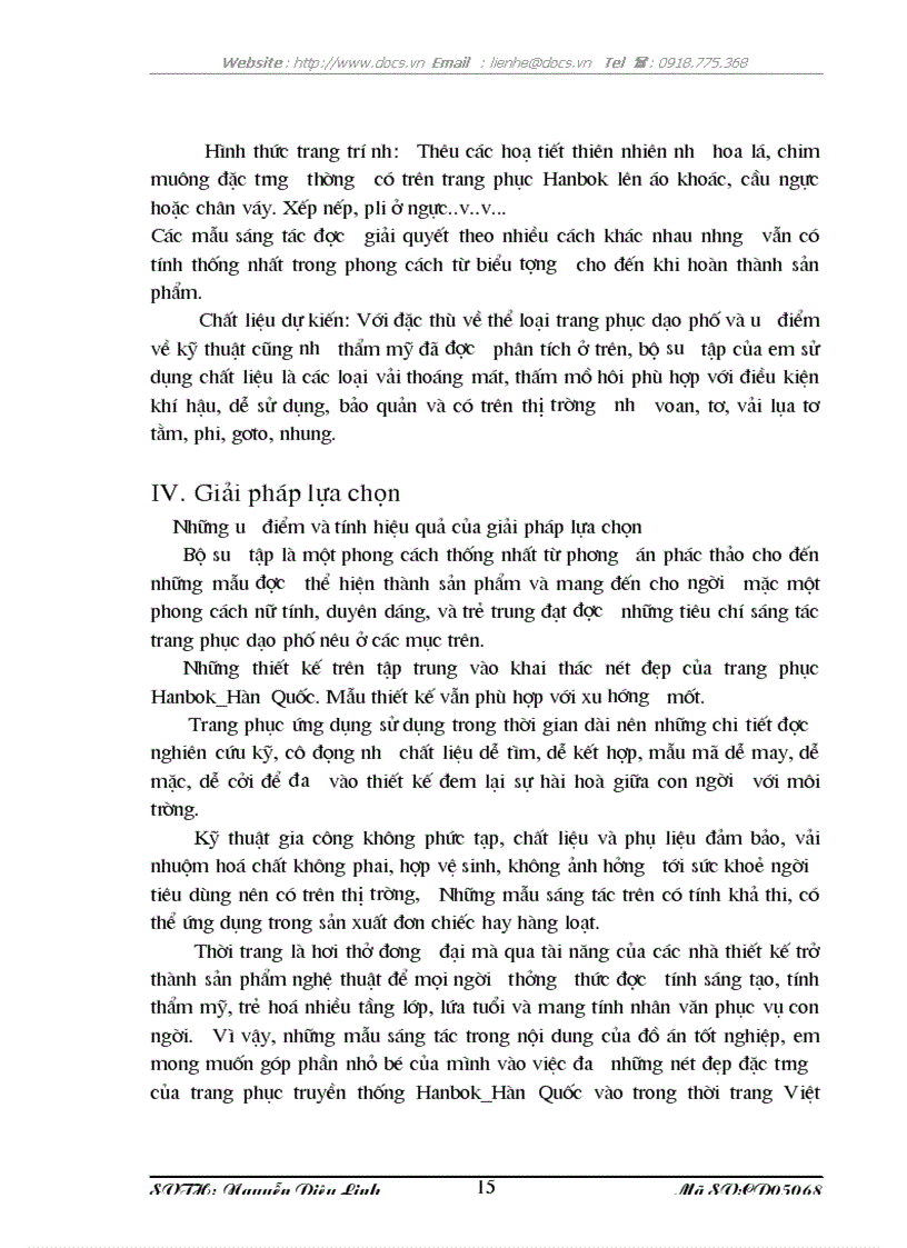 image for page Sáng tác trang phục dạo phố xuân hè cho nữ thanh niên dựa trên nghiên cứu trang phục truyền thống Hanbok Hàn Quốc