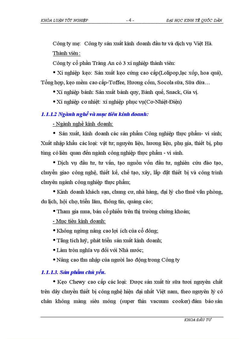 image for page Đầu tư nâng cao năng lực cạnh tranh tại công ty cổ phần Tràng An Thực trạng và giải pháp