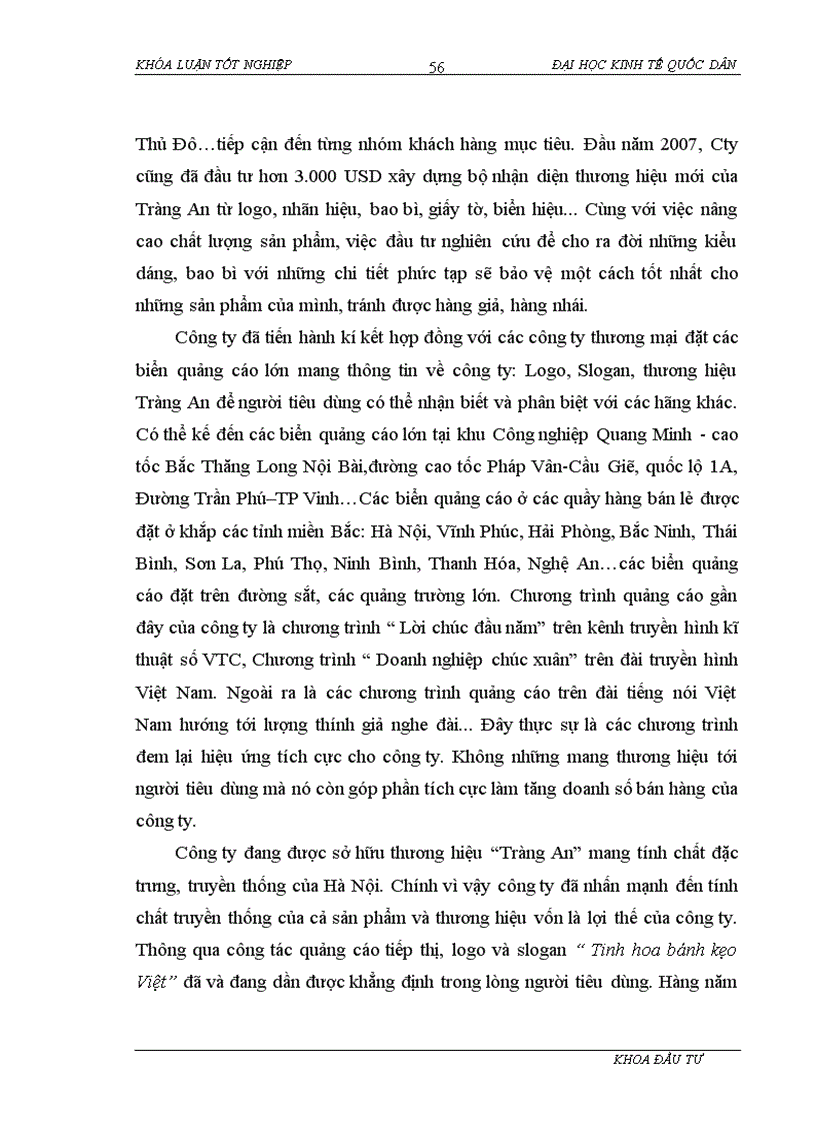 image for page Đầu tư nâng cao năng lực cạnh tranh tại công ty cổ phần Tràng An Thực trạng và giải pháp