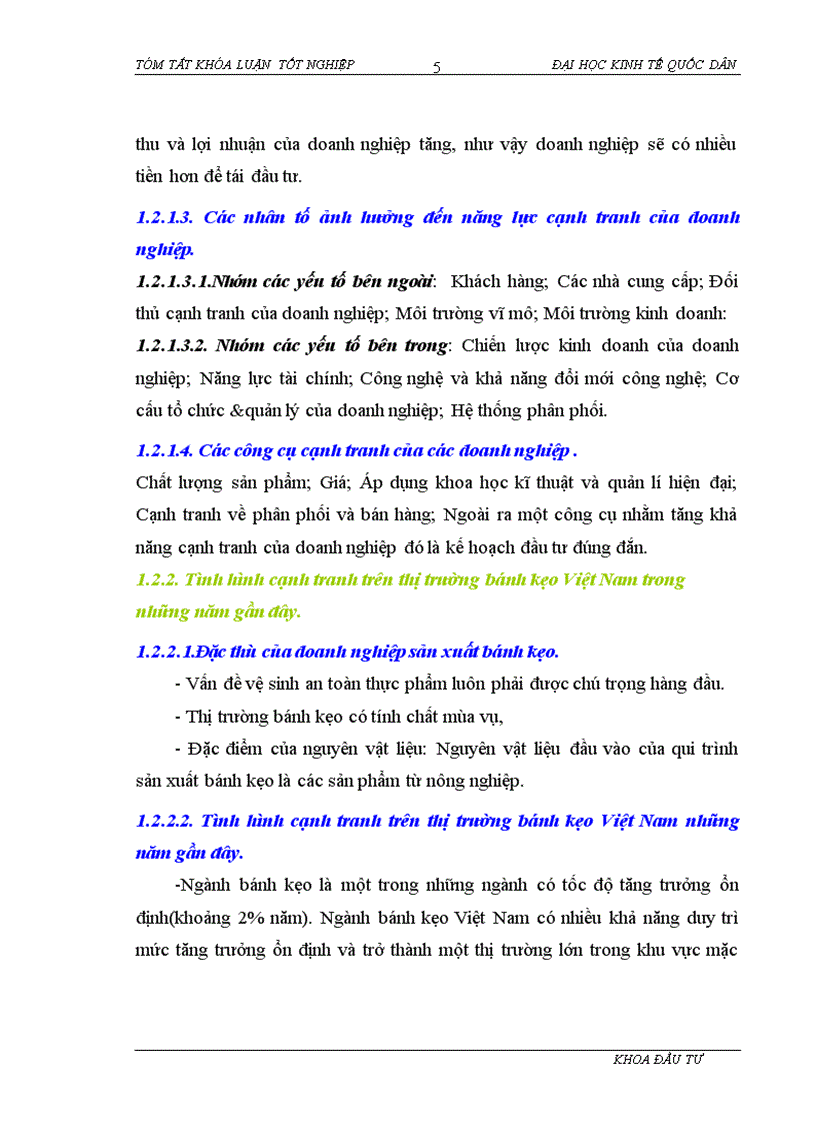 image for page Đầu tư nâng cao năng lực cạnh tranh tại công ty cổ phần Tràng An Thực trạng và giải pháp