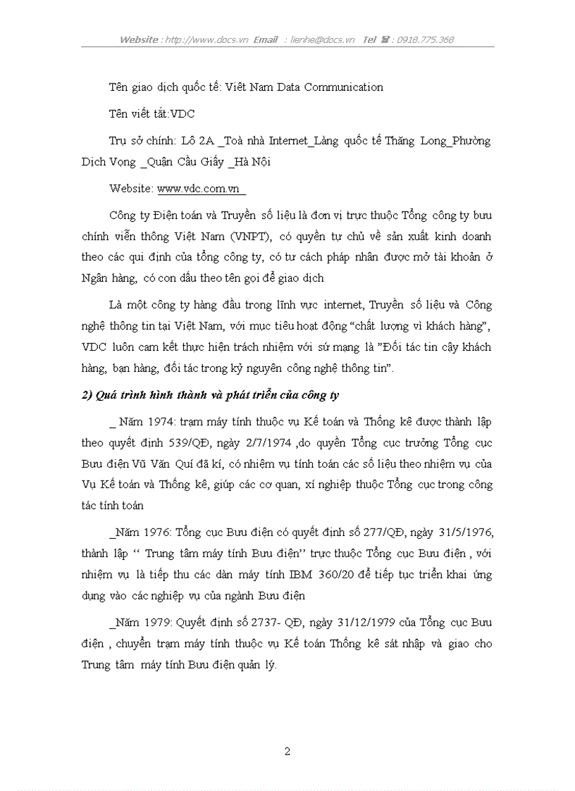 image for page Mô hình tổ chức thực trạng hoạt động kinh doanh của công ty điện toán truyền số liệu