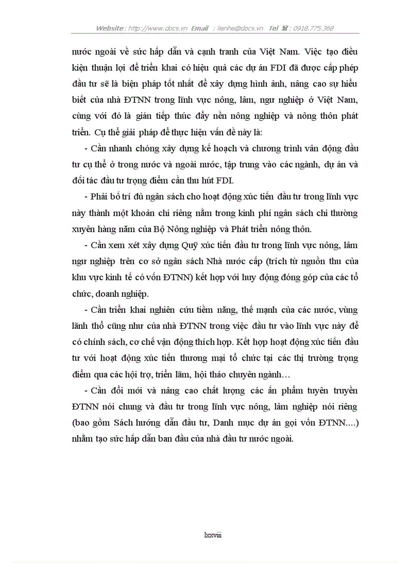 image for page Giải pháp nâng cao hiệu quả đầu tư trực tiếp nước ngoài trong lĩnh vực nông nghiệp và phát triển nông thôn đến năm 2015