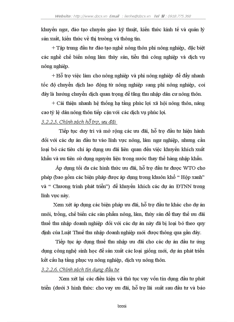 image for page Giải pháp nâng cao hiệu quả đầu tư trực tiếp nước ngoài trong lĩnh vực nông nghiệp và phát triển nông thôn đến năm 2015