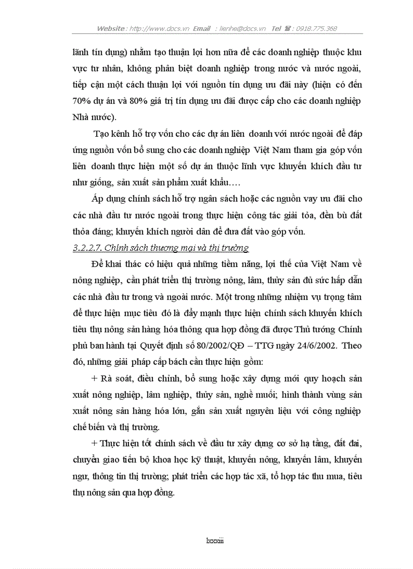 image for page Giải pháp nâng cao hiệu quả đầu tư trực tiếp nước ngoài trong lĩnh vực nông nghiệp và phát triển nông thôn đến năm 2015