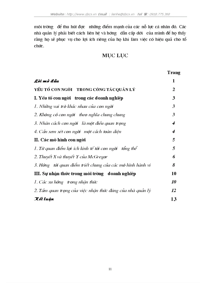 image for page Yếu tố con người trong công tác quản lý