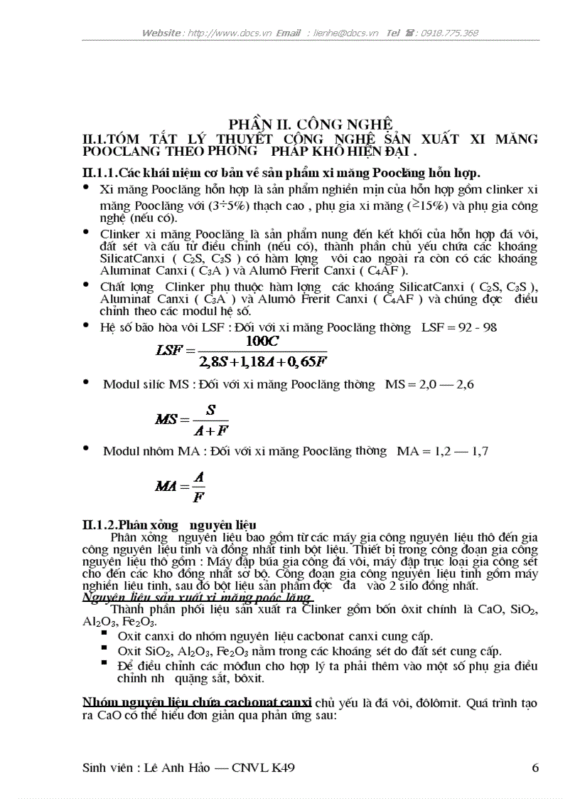 image for page Thiết kế nhà máy sản xuất xi măng Pooclang