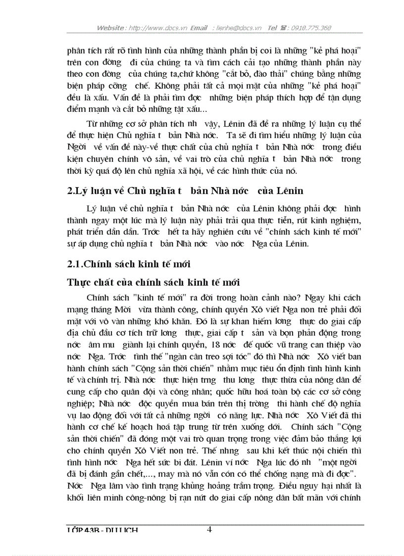 image for page Lý luận của Lênin về Chủ nghĩa Tư bản Nhà nước ở trong thời kỳ quá độ lên Chủ nghĩa Xã hội và sự vận dụng lý luận đó ở Việt Nam hiện nay