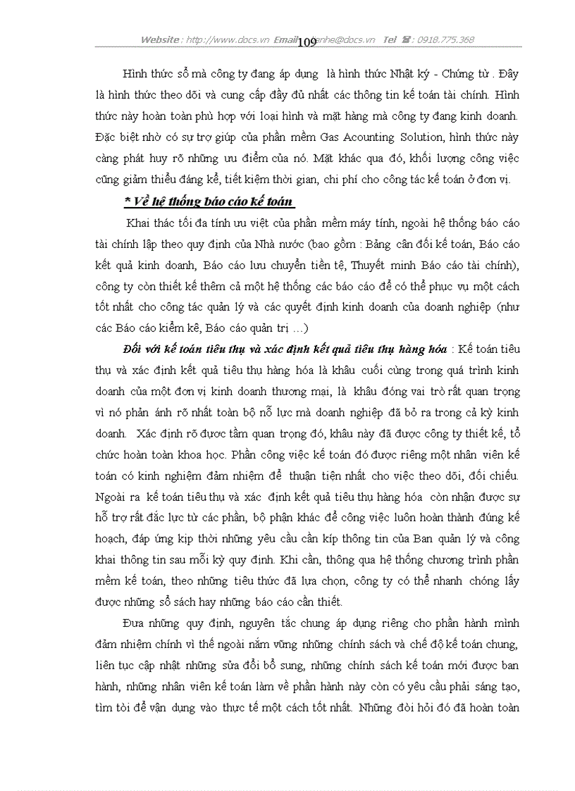 image for page Kế toán tiêu thụ và xác định kết quả tiêu thụ hàng hoá ở Công ty cổ phần Gas Petrolimex