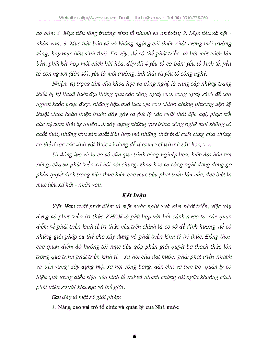 image for page Vai tro của tri thức khoa học công nghệ đối với việc phát triển kinh tế