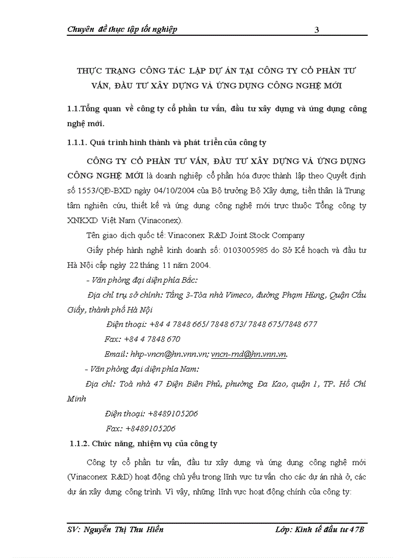 image for page Hoàn thiện công tác lập dự án tại công ty cổ phần tư vấn đầu tư xây dựng và ứng dụng công nghệ mới