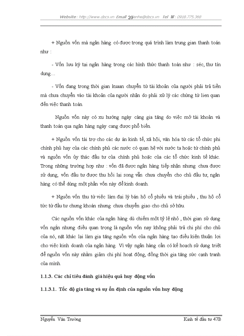 image for page Tăng cường khả năng huy động vốn và sử dụng vốn cho đầu tư phát triển tại ngân hàng nông nghiệp và phát triển nông thôn Hoàng Mai