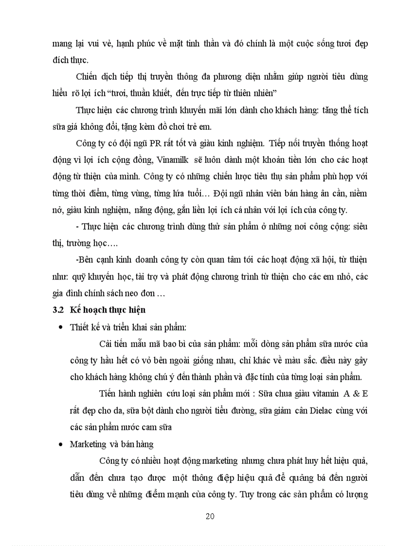 image for page Lập kế hoạch kinh doanh cho công ty Vinamilk