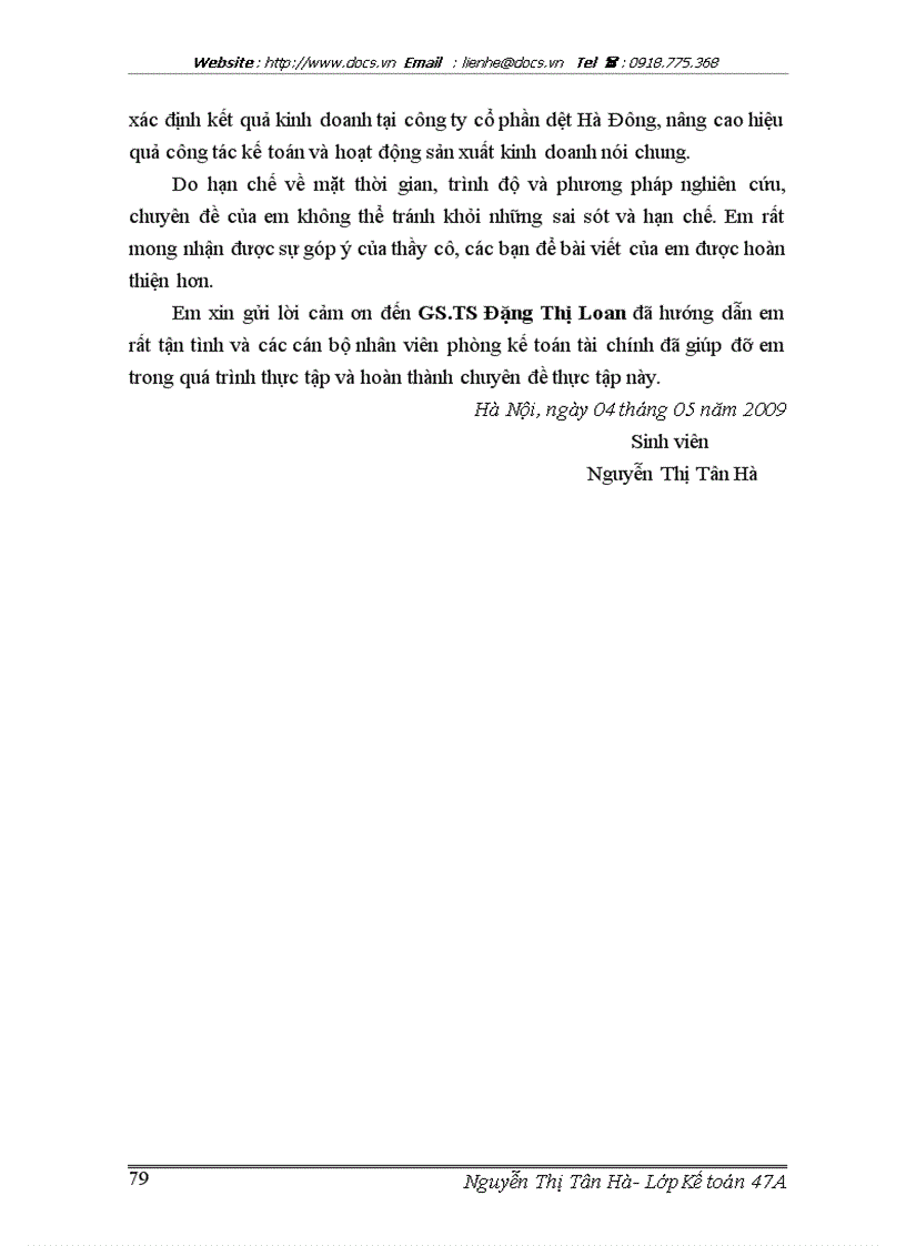 image for page Hoàn thiện công tác kế toán tiêu thụ thành phẩm và xác định kết quả kinh doanh tại công ty cổ phần dệt Hà Đông