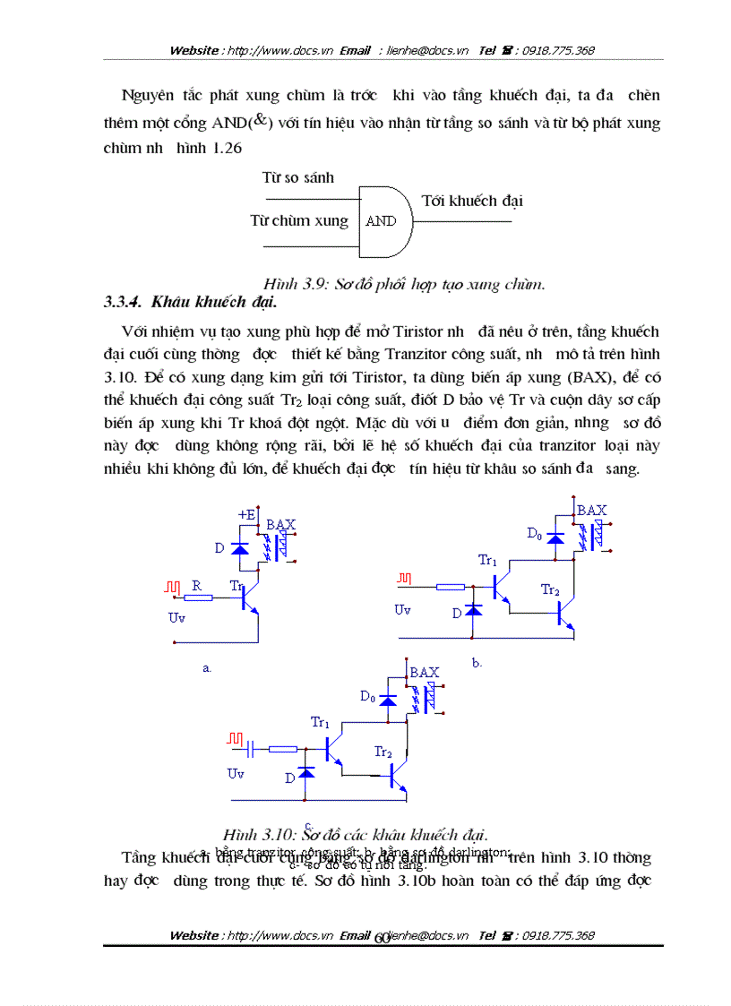 image for page Thiết kế bộ nguồn chỉnh lưu cho động cơ điện 1 chiều kích từ độc lập không đảo chiều quay