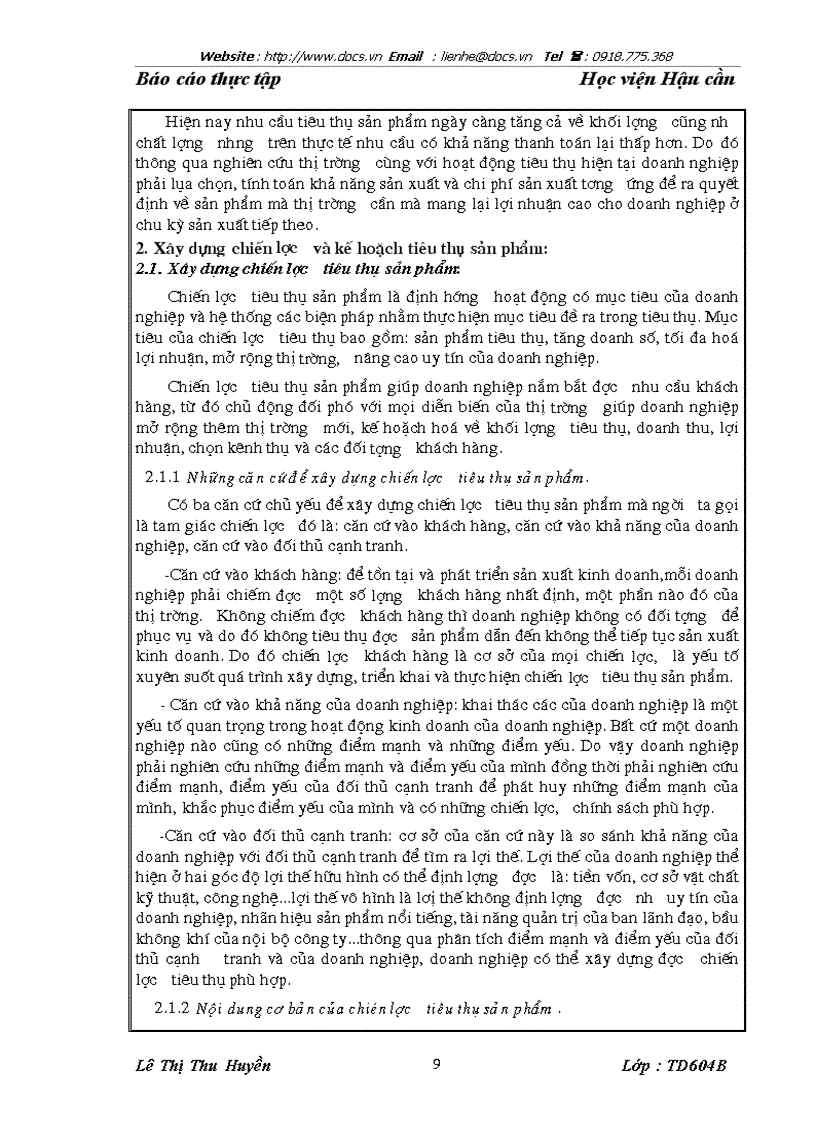 image for page Một số biện pháp đẩy mạnh công tác tiêu thụ sản phẩm ở công ty