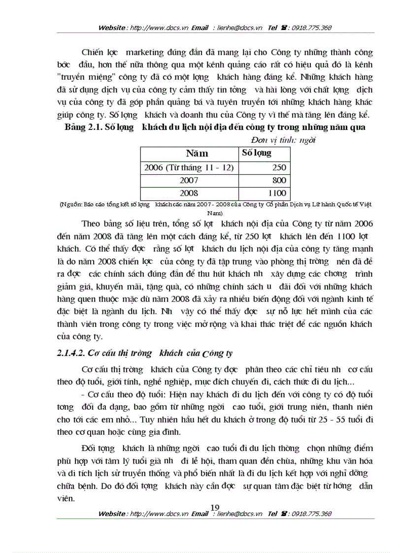 image for page Hoạt động kinh doanh lữ hành nội địa tại Công ty CP Dịch vụ Lữ hành Quốc tế Việt Nam