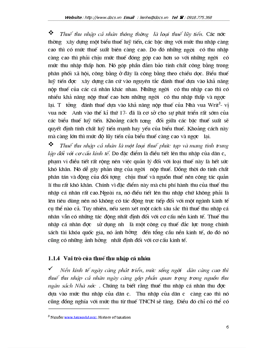 Một số vấn đề về thuế thu nhập cá nhân ở Việt Nam