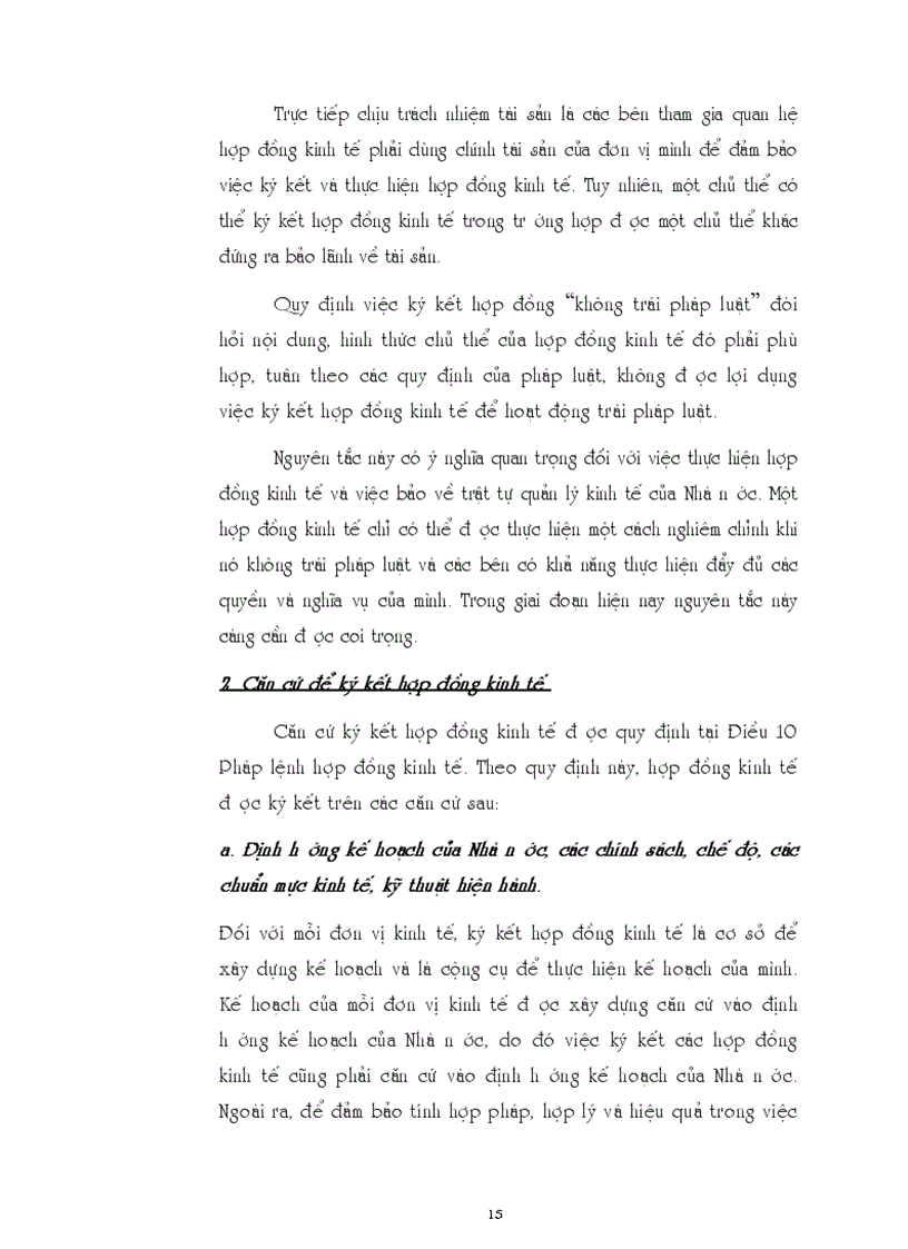 image for page Chế độ pháp lý về hợp đồng kinh tế