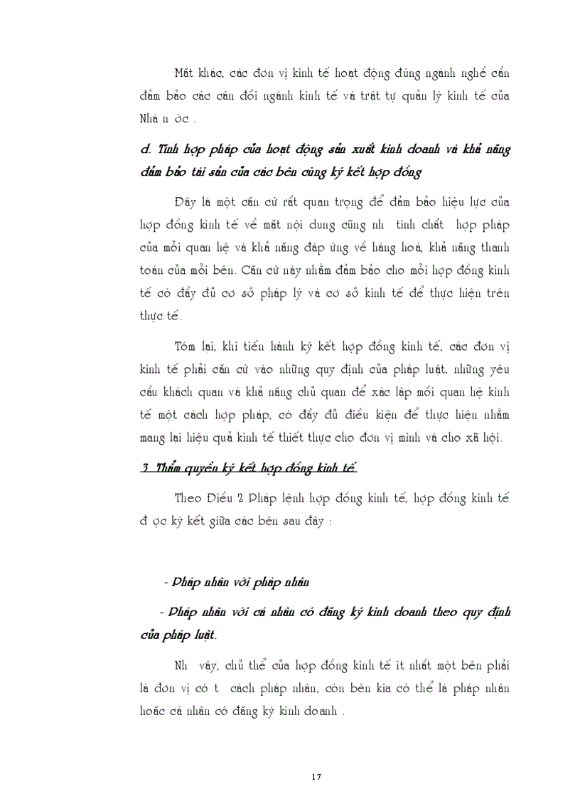 image for page Chế độ pháp lý về hợp đồng kinh tế