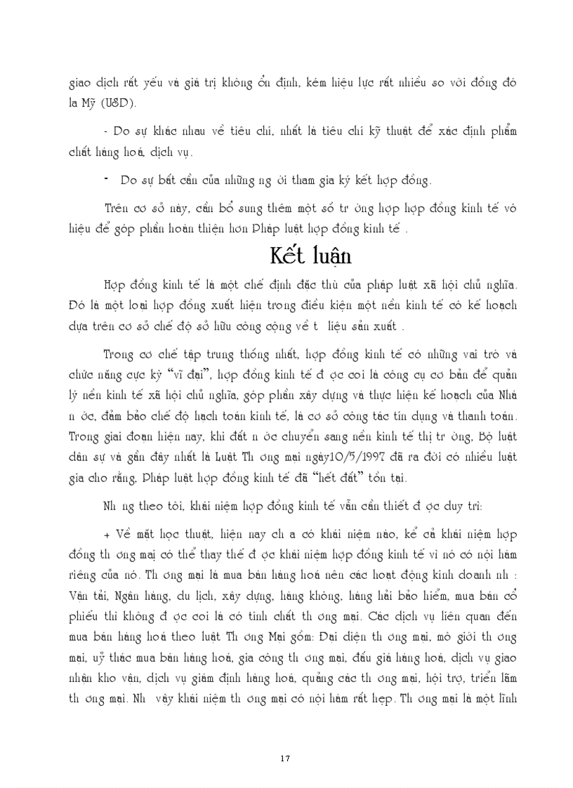 image for page Chế độ pháp lý về hợp đồng kinh tế