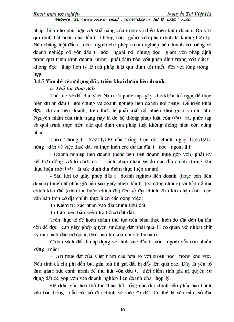 image for page Điạ vị pháp lý của doanh nghiệp liên doanh theo luật đầu tư nước ngoài tại Việt Nam năm 2000