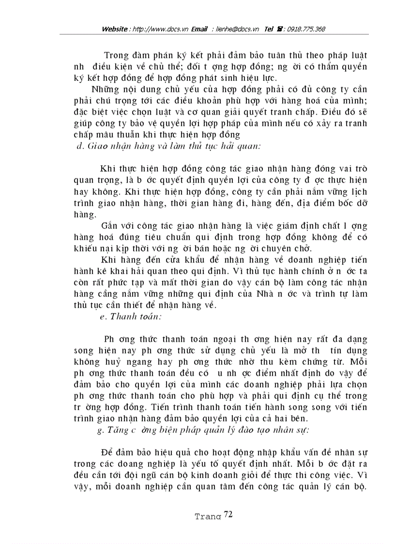 image for page Cơ sở pháp lý và thực tiễn kí kết thực hiện hợp đồng nhập khẩu thiết bị tại công ty Gạch ốp lát Hà Nội