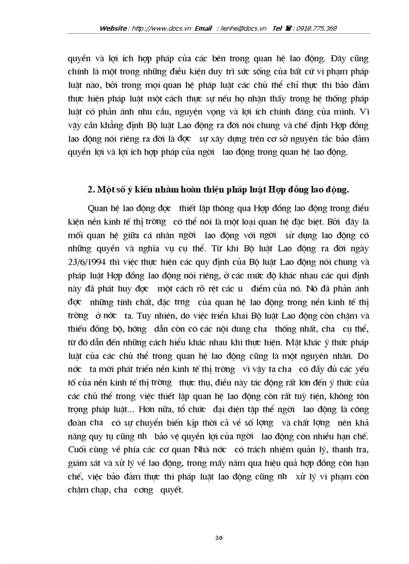 image for page Hoàn thiện chế độ pháp lý về Hợp đồng lao động trong Công ty TNHH ứng dụng và chuyển giao công nghệ Long Hải
