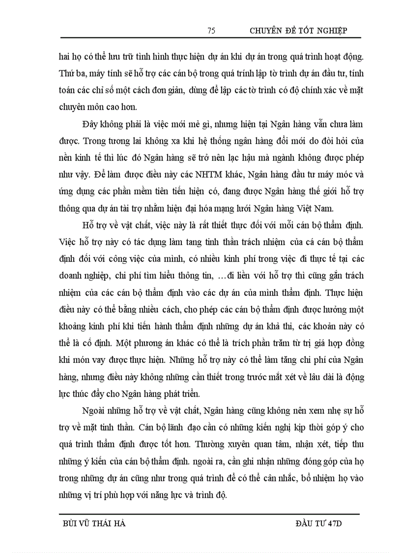 image for page Hoàn thiện công tác thẩm định dự án đầu tư vay vốn tại Ngân hàng Nông nghiệp và phát triển Nông thôn Chi nhánh Nam Hà Nội