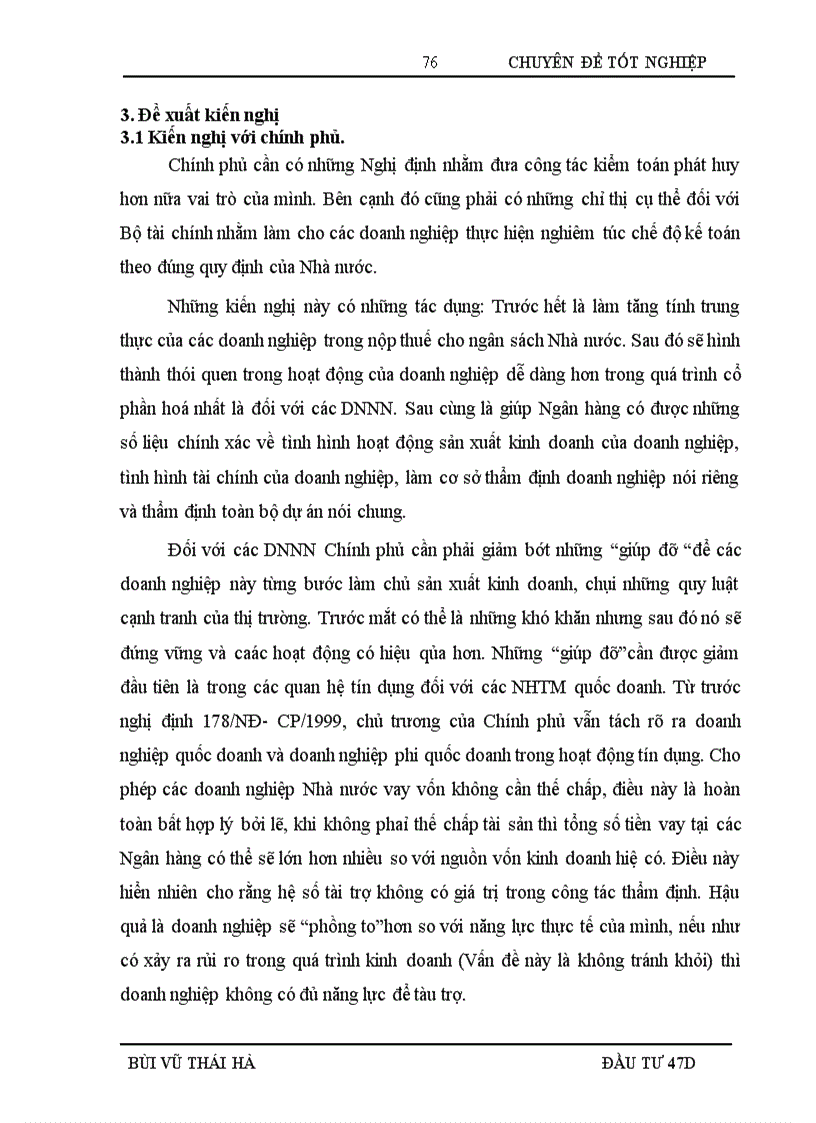 image for page Hoàn thiện công tác thẩm định dự án đầu tư vay vốn tại Ngân hàng Nông nghiệp và phát triển Nông thôn Chi nhánh Nam Hà Nội