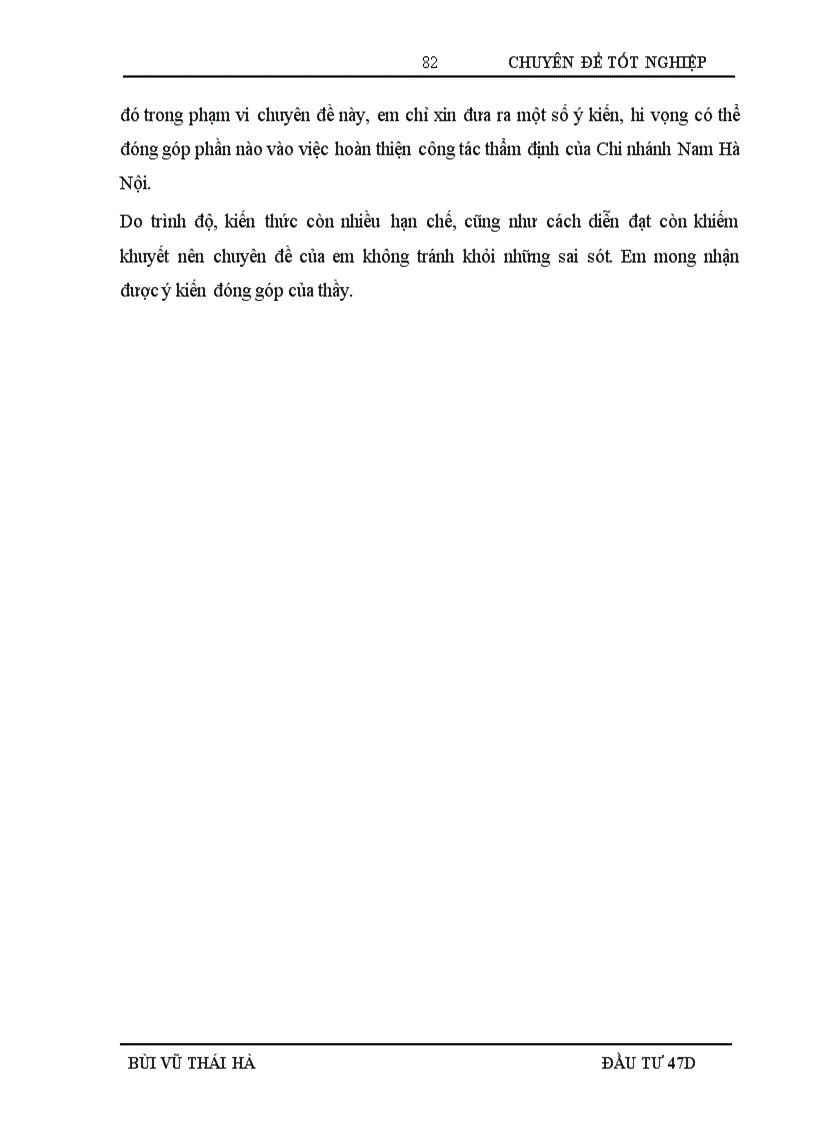 image for page Hoàn thiện công tác thẩm định dự án đầu tư vay vốn tại Ngân hàng Nông nghiệp và phát triển Nông thôn Chi nhánh Nam Hà Nội