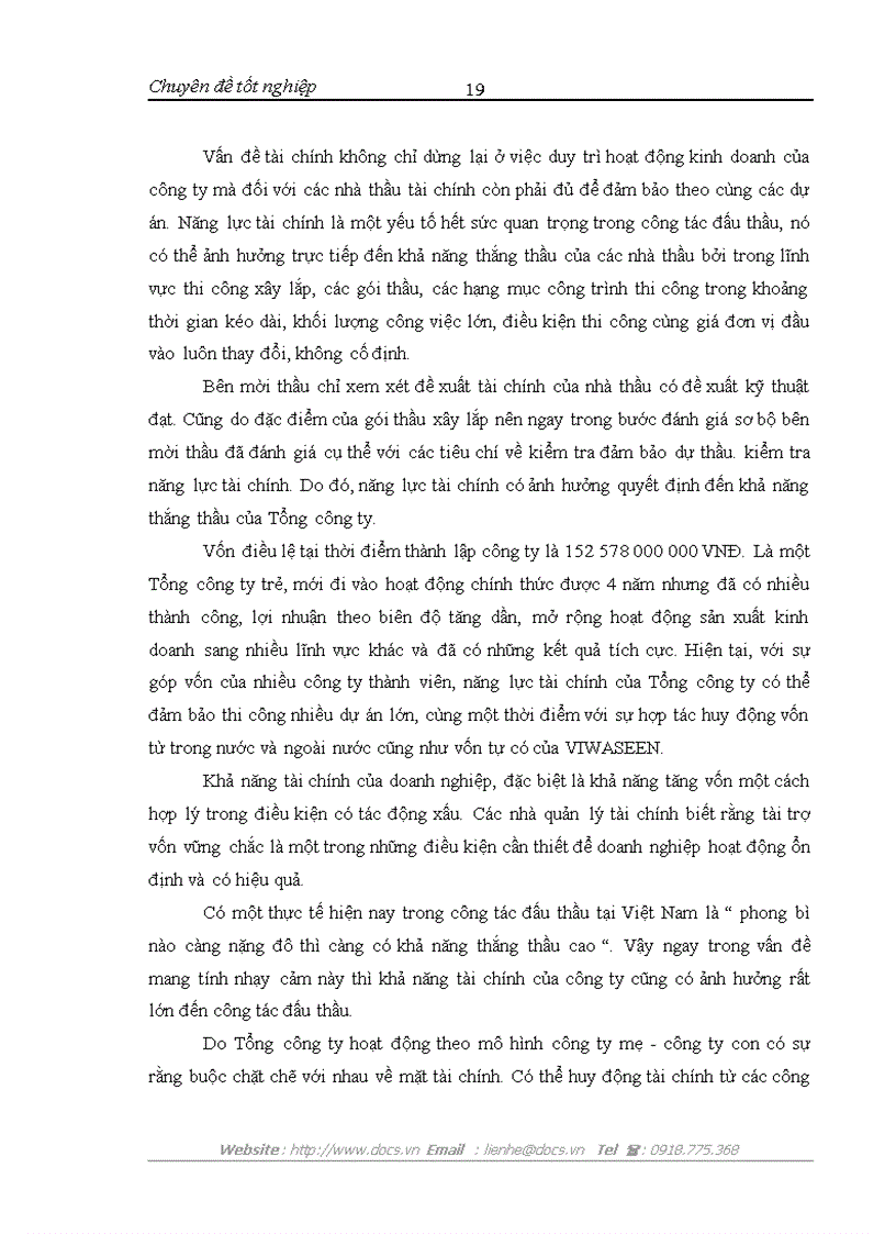 image for page Hoàn thiện công tác đấu thầu ở Tổng công ty đầu tư xây dựng cấp thoát nước và môi trường Việt Nam VIWASEEN