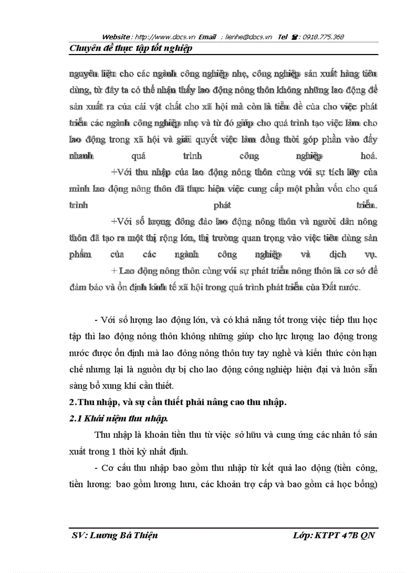 image for page Thực trạng lao động và một số giải pháp nâng cao thu nhập cho người lao động huyện Thanh Liêm