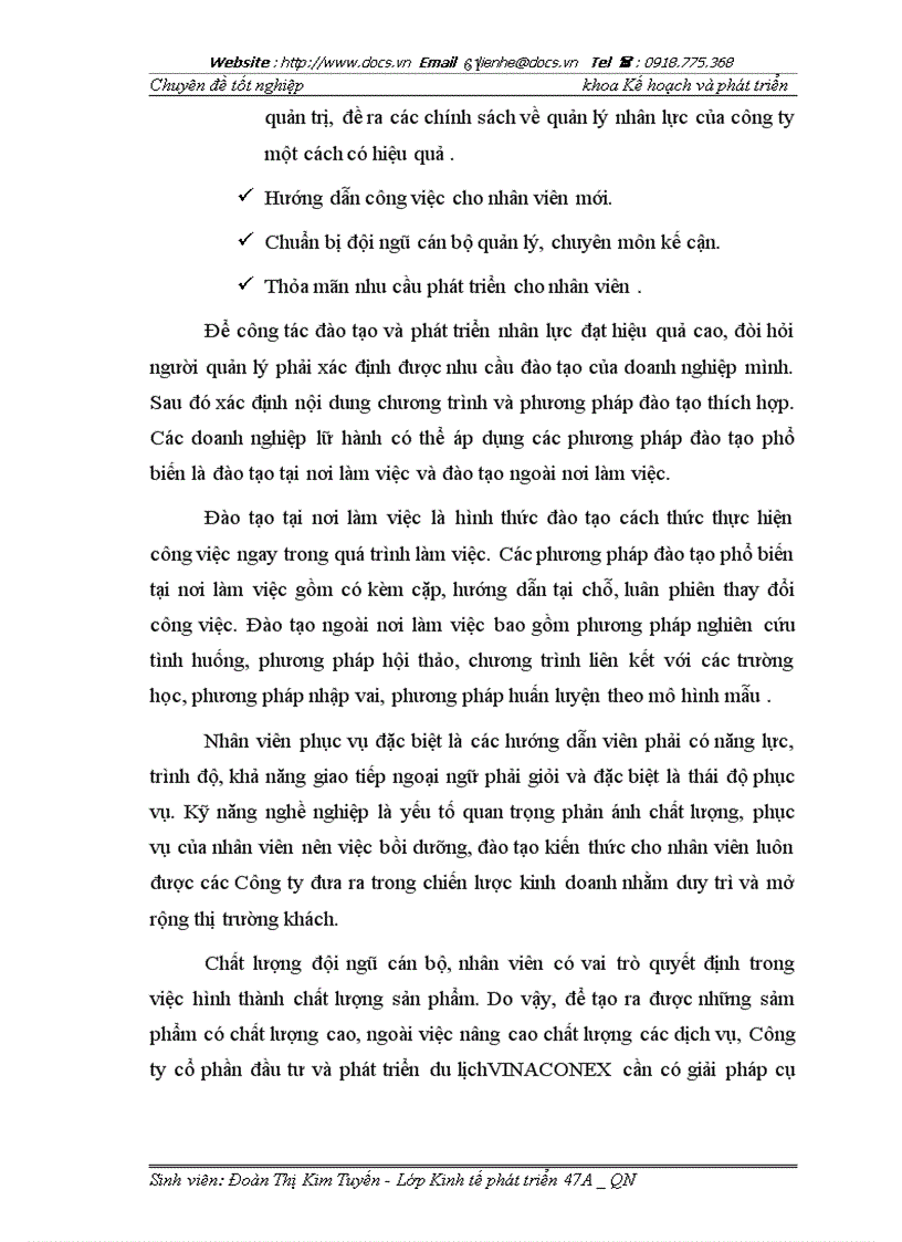 image for page Một số giải pháp mở rộng thị trường du lịch nội địa của Công ty cổ phần đầu tư và phát triển du lịch VINACONEX VINACONEX ITC