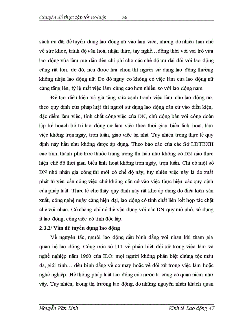 image for page Đánh giá tình hình thực hiện chính sách pháp luật lao động đối với lao động nữ trong các Doanh nghiệp ngoài Nhà nước