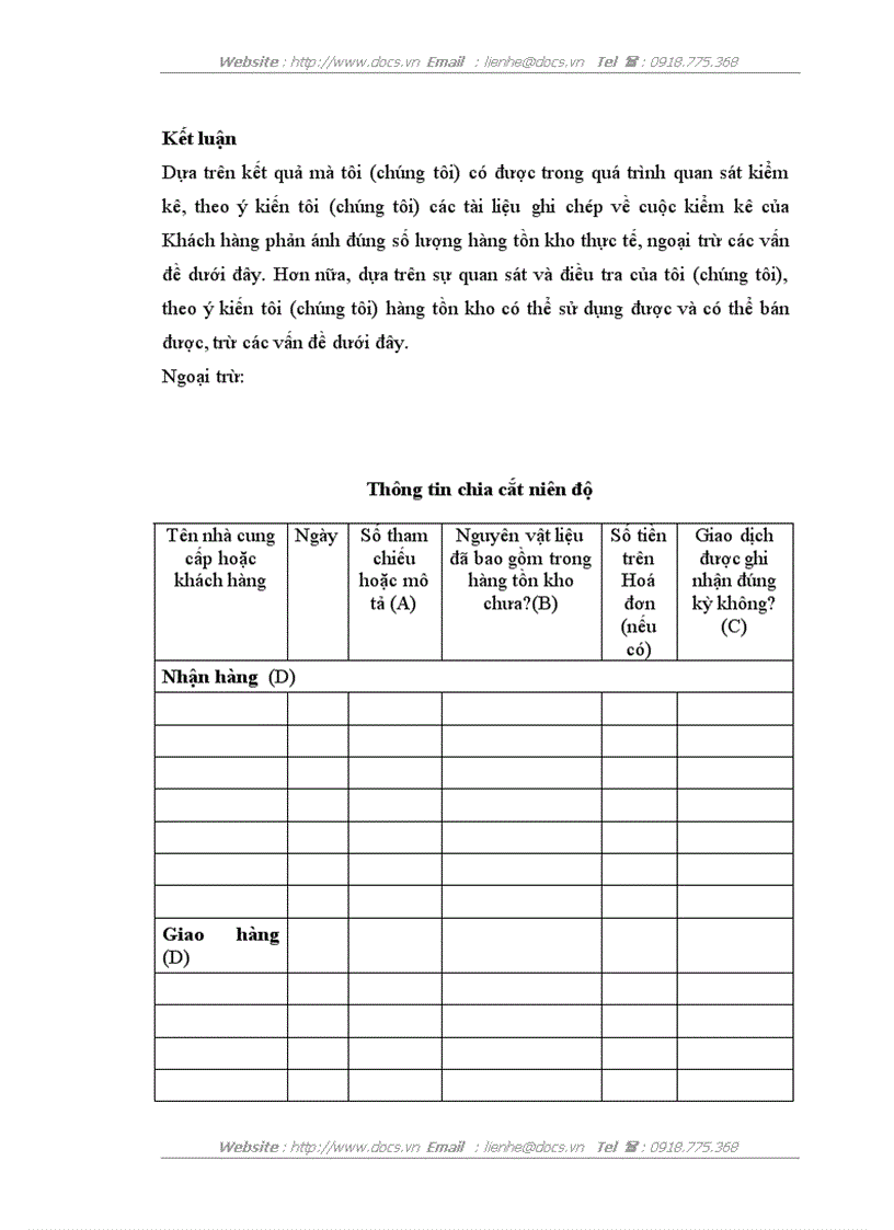 image for page Hoàn thiện quy trình kiểm toán khoản mục hàng tồn kho trong kiểm toán báo cáo tài chính do công ty trách nhiệm hữu hạn kiểm toán Đông Dương thực hiện