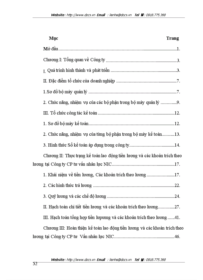 image for page Kế toán tiền lương và các khoản trích theo lương tại Công ty CP tư vấn nhân lực Nic