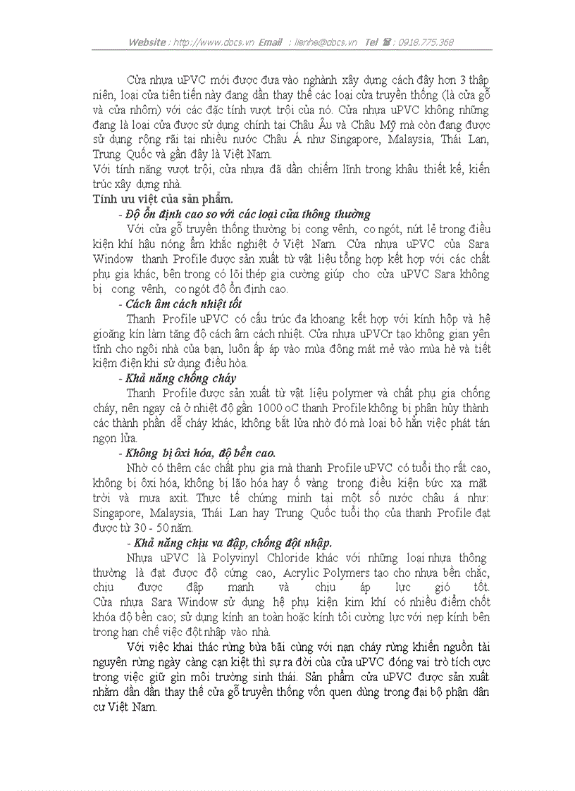 image for page Đầu tư phát triển tại Công ty Cổ phần Sara Window Thực trạng và giải pháp