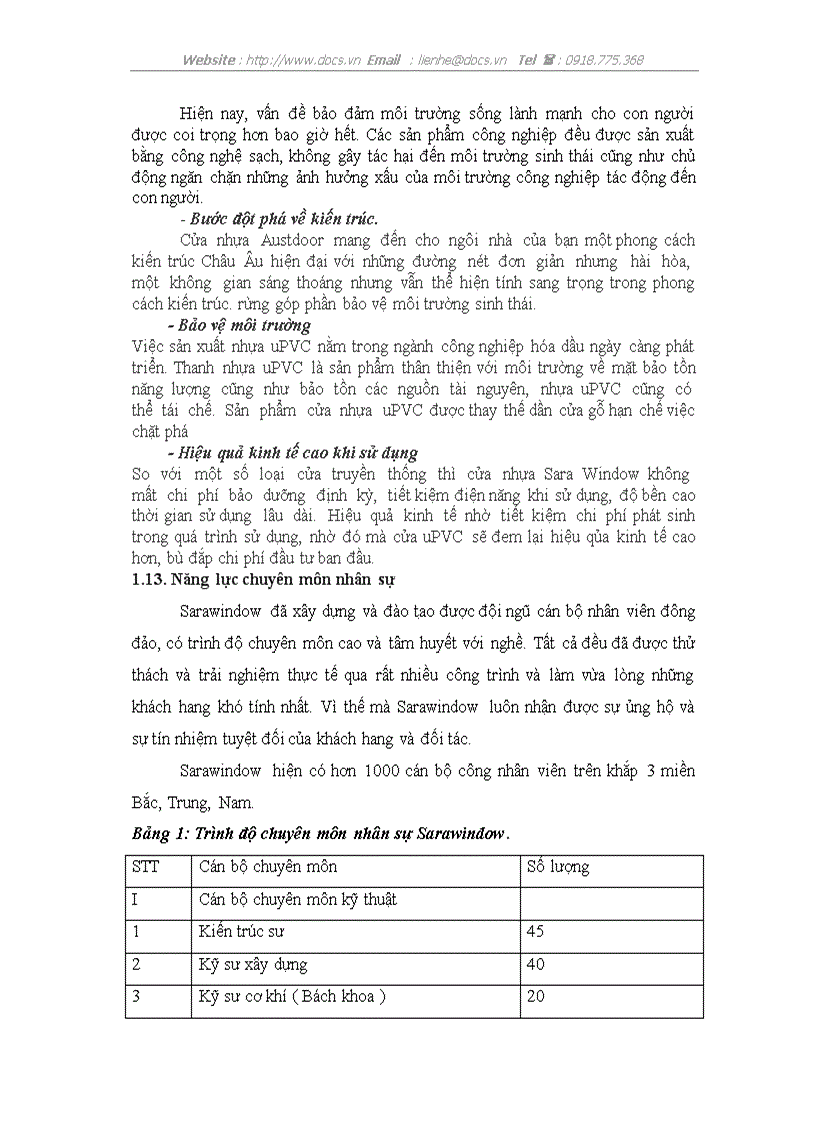 image for page Đầu tư phát triển tại Công ty Cổ phần Sara Window Thực trạng và giải pháp