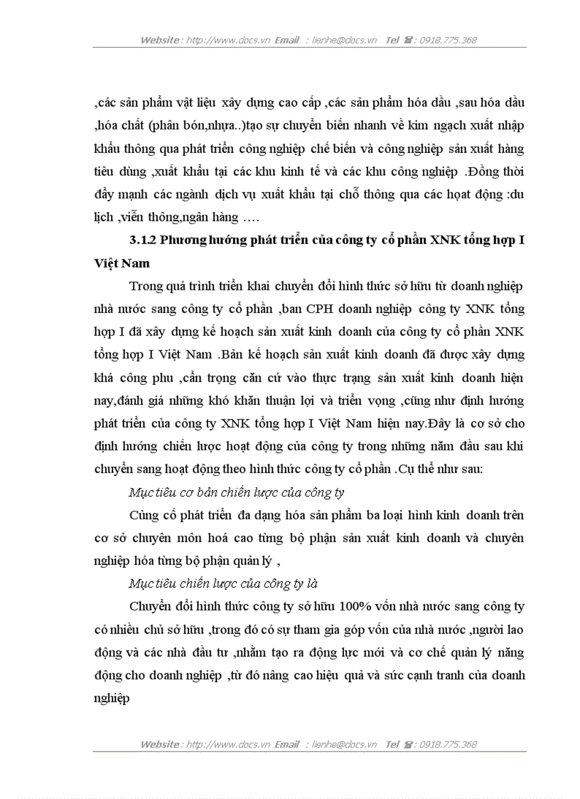 image for page Nâng cao hiệu quả công tác bố trí và sử dụng nhân lực hợp lý tại công ty cổ phần xuất nhập khẩu tổng hợp I