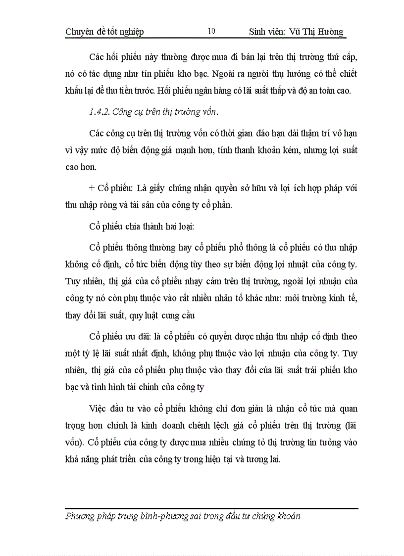 image for page Áp dụng phương pháp trung bình phương sai trong hoạt động phân tích và quản lý danh mục đầu tư