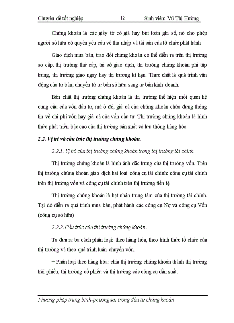 image for page Áp dụng phương pháp trung bình phương sai trong hoạt động phân tích và quản lý danh mục đầu tư