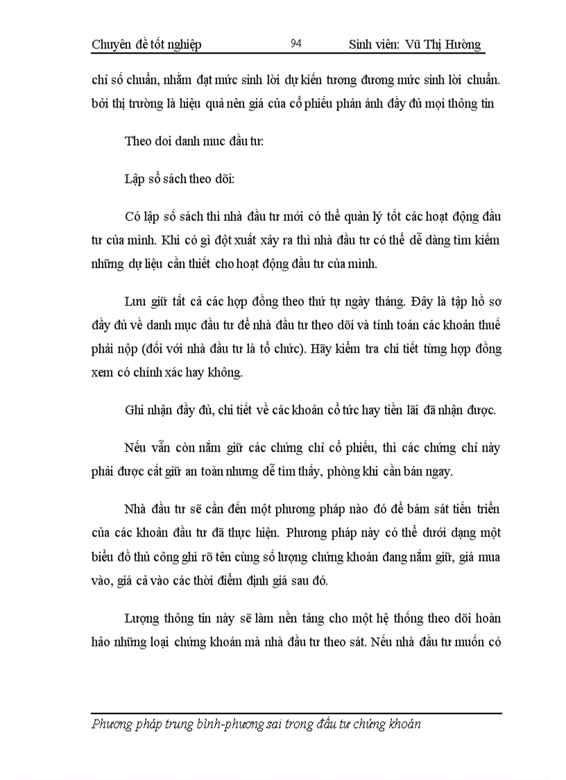 image for page Áp dụng phương pháp trung bình phương sai trong hoạt động phân tích và quản lý danh mục đầu tư