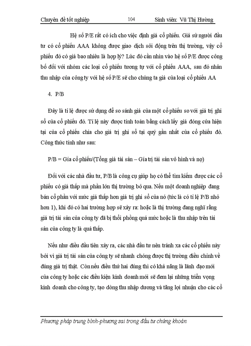 image for page Áp dụng phương pháp trung bình phương sai trong hoạt động phân tích và quản lý danh mục đầu tư