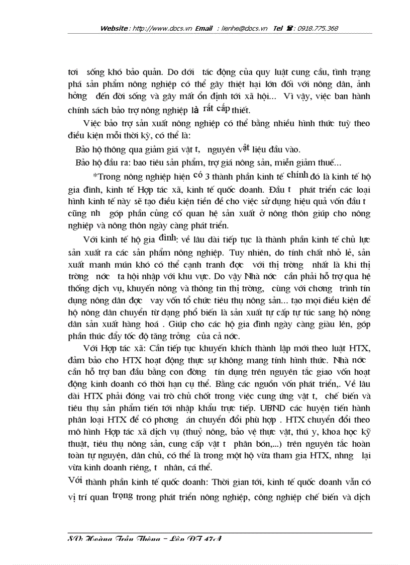 image for page Đầu tư phát triển nông nghiệp nông thôn tỉnh Hà Tĩnh Thực trạng định hướng và giải pháp
