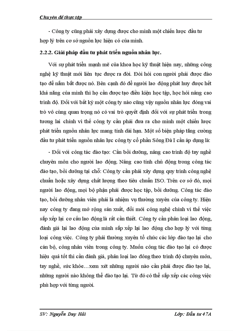 image for page Đầu tư phát triển tại Công ty CP Sông Đà 1 Thực trạng và giải pháp