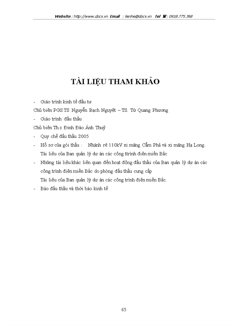 image for page Hoàn thiện công tác đấu thầu tại Ban quản lý dự án các công trình điện miền Bắc